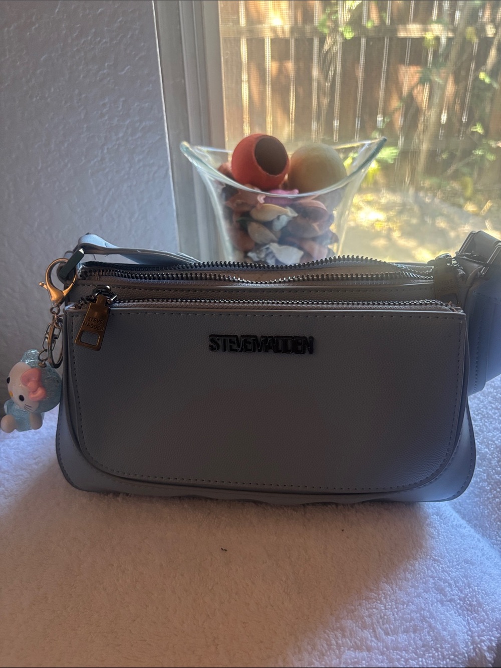 Steve Madden Sky Blue Crossbody Bag